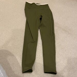 Olive Green Women's Leggings
